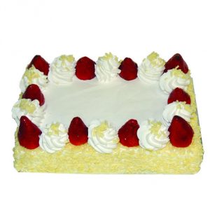 Vince's Own Celebration Cake Made with Whipped Cream & Fresh Fruit