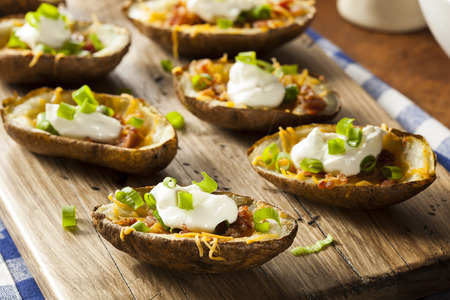 homemade potato skins