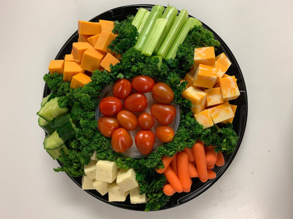 Vegetable And Cubed Cheese Platter Vinces Market With 5 Locations To Serve You 