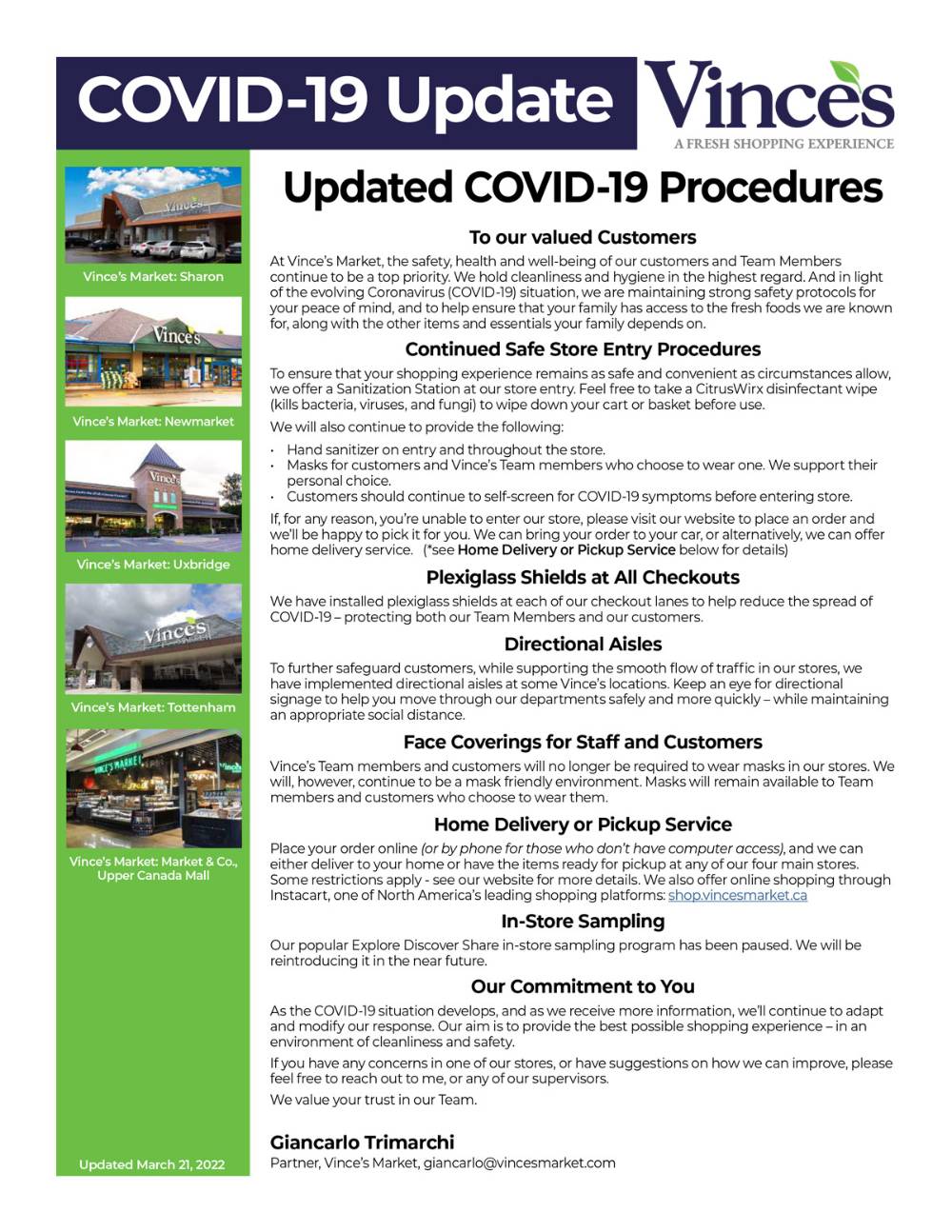 Vinces Market COVID-19 Update_ARP 2022
