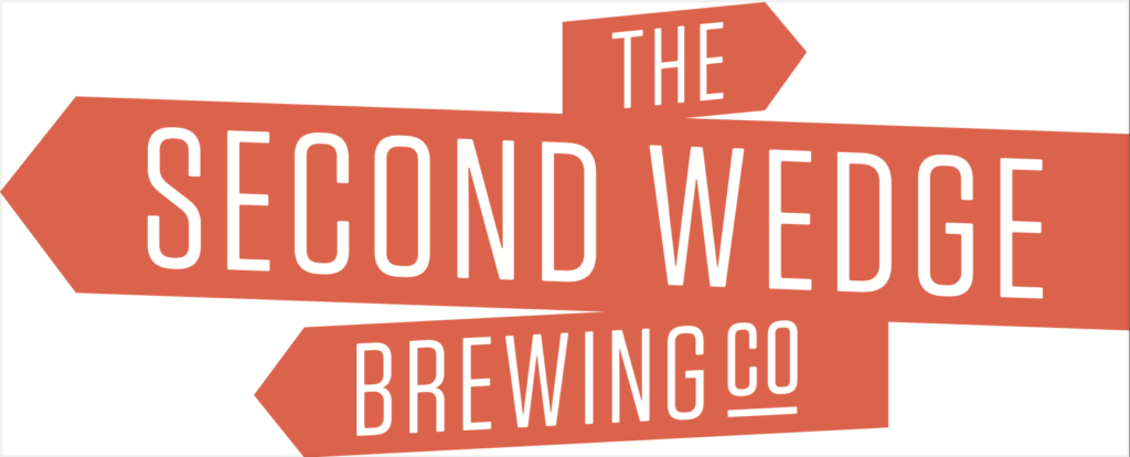 Local Uxbridge Brewery's logo: The second wedge brewing co