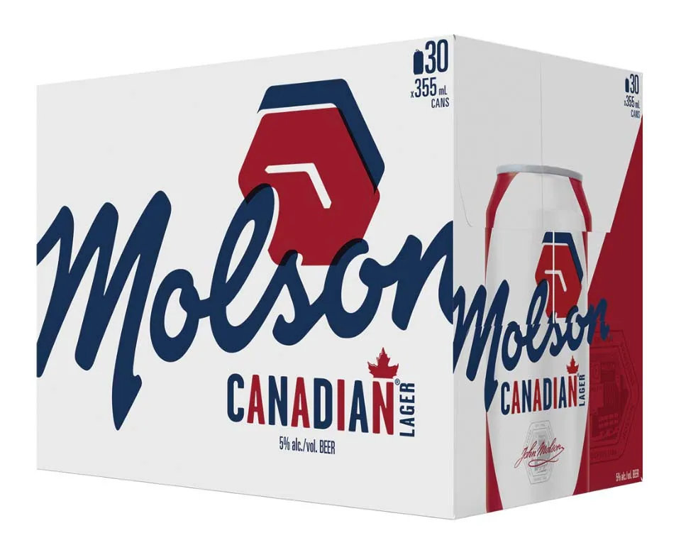 30 Pack of Molson Canadian Cans