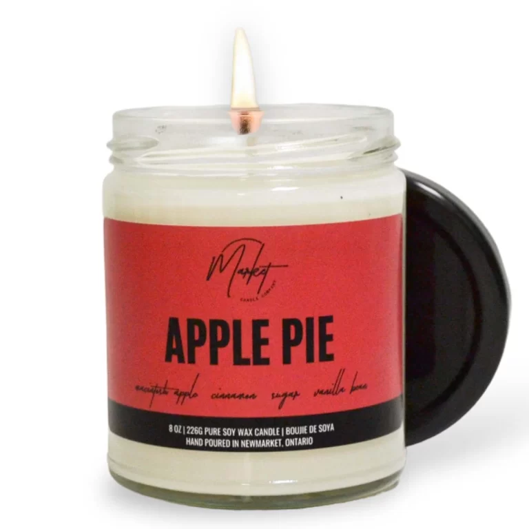 Market Candle with Apple Pie Scent