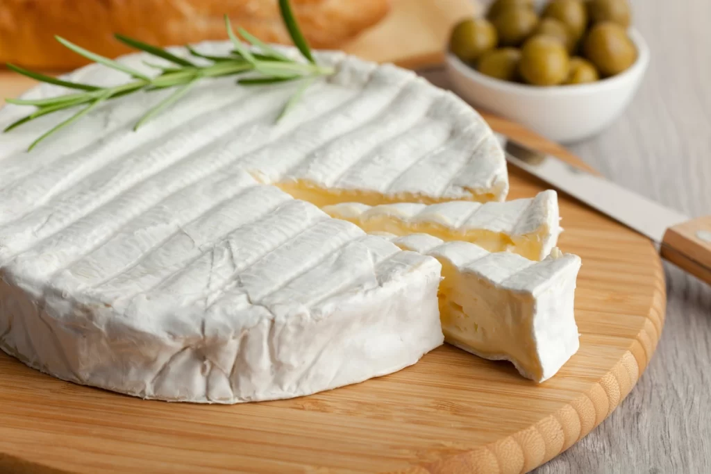 A delicious brie with slices