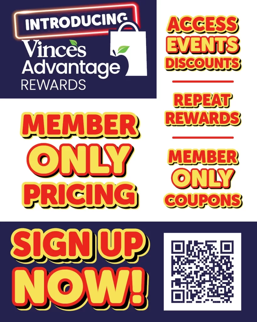 Vince's Advantage Promo