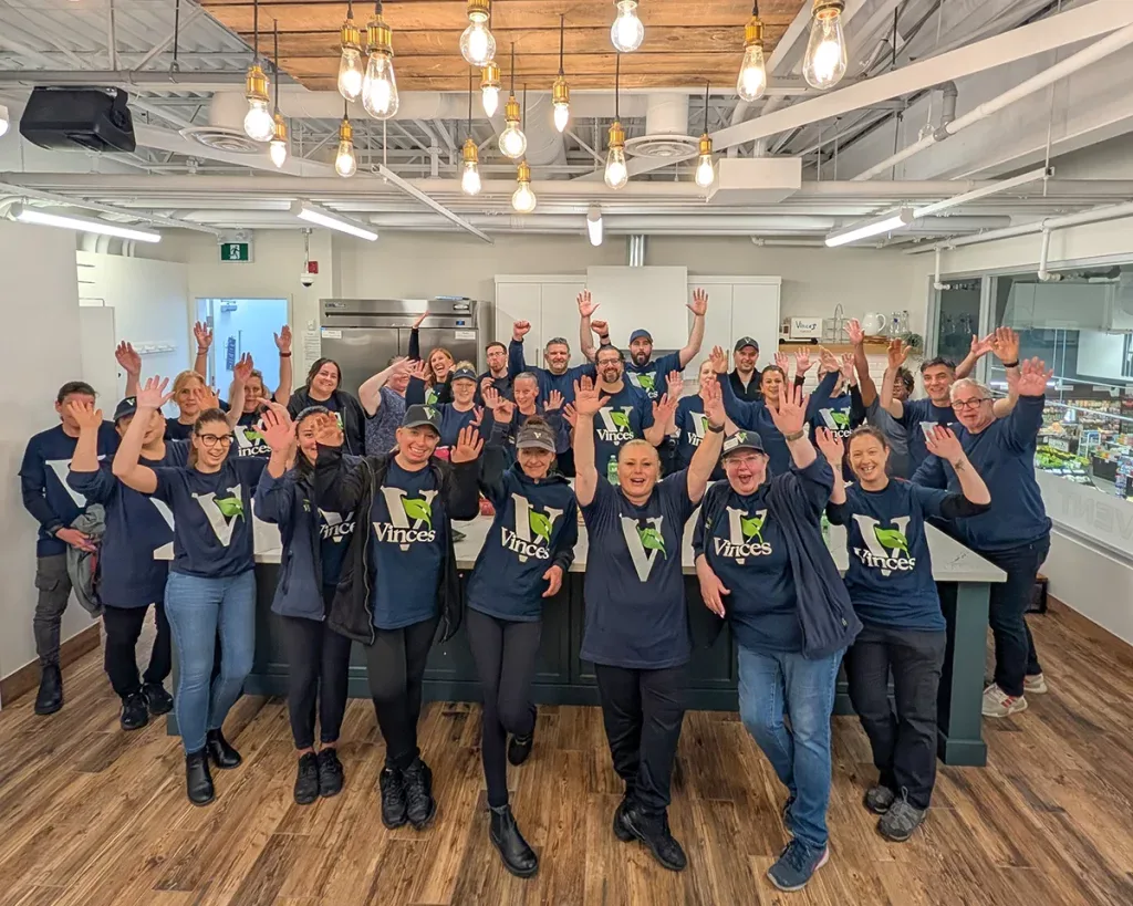 Group photo of all the amazing people helping at the Vince's Volunteer day